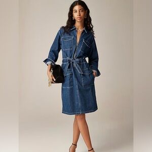 J crew denim dress